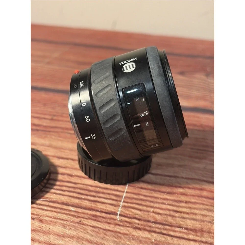 Minolta AF 35-105mm f/3.5-4.5 Zoom SLR Lens For Minolta Sony A W/ Caps